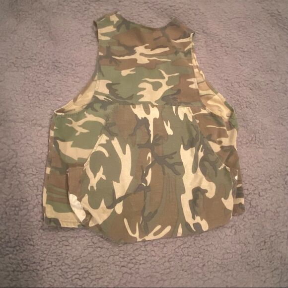 Vintage Ranger Camo Hunting Tactical Vest Size Large Bird/Shell Pouch - Picture 6 of 16